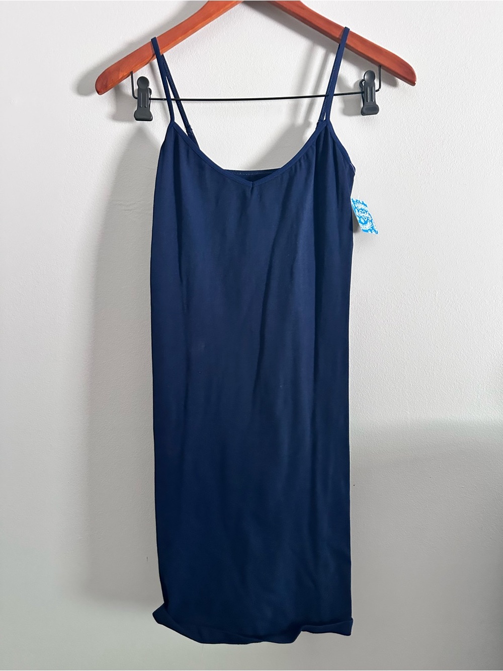 Free People Navy Spaghetti Strap Slip dress NWT Size M/L